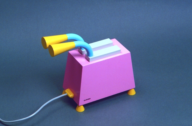 Michele de Lucchi's cartoon-like toaster design for Studio Alchimia, 1979